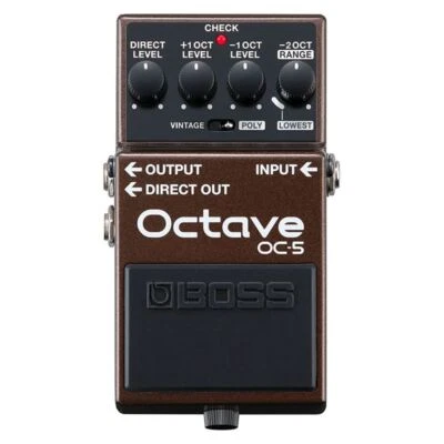 BOSS OC 5 Polyphonic Guitar and Bass Effect Octave Pedal with Range Knob - Image 1 of 4