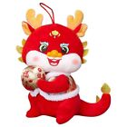 Gives Away Beads Zodiac Dragon Plush Doll Dragon Mascot Ornament  Meeting Gifts
