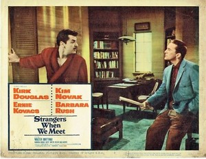 KIRK DOUGLAS, Strangers When We Meet (1960) Lobby Card #8-a, Ernie Kovacs