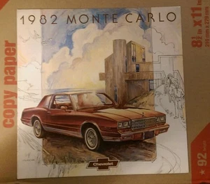 Chevrolet Monte Carlo Händlerprospekt 1982 - Bild 1 von 1