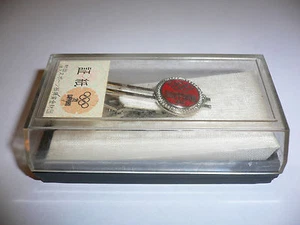 1972 WINTER OLYMPIC GAMES SAPPORO JAPAN - NECK TIE PIN No3 Very Nice/Very Rare!! - Picture 1 of 5