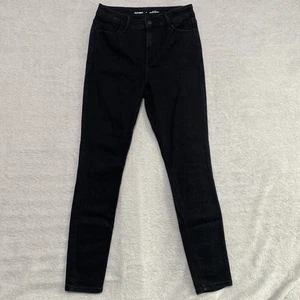 Old Navy Women's High-Rise Super Skinny Jeans Black Size 6 Regular Stretch - Picture 1 of 8
