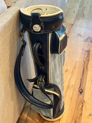 Vintage Arnold Palmer Carry Golf Bag Blue Navy Progroup Made In USA 6 Way - Image 1 of 4