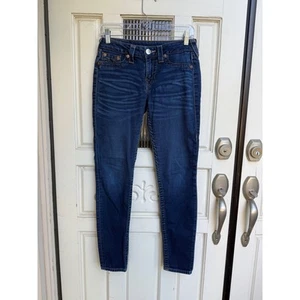 True Religion Damen Legging Jeans Gr. 27 Blau Stretch Denim - Bild 1 von 7