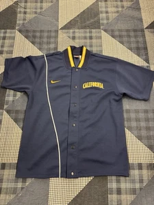 Vintage 90s Nike California Bears Basketball Shooting Shirt Warm Up Mens Size M - Picture 1 of 8
