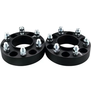 2pc 5x4.75 Hubcentric Wheel Spacers 1.5 Inch 12x1.5 Studs for Chevy 5x120.65 - Picture 1 of 7