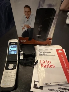 Nokia 2720a-2b Flip Phone Blue Rogers Fido Phone Used - Picture 1 of 5