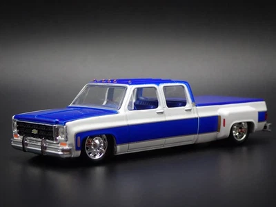 1977 CHEVY Chevrolet Silverado 30 Duplice Squarebody Camion 1/64 Modellino Car - Immagine 1 di 4