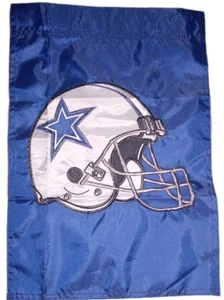 Dallas Cowboys Helm NFL - Gartenflagge - Outdoor Flagge (18" x 12 1/2" Zoll) - Bild 1 von 2