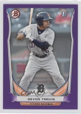 2014 Bowman Prospects Purple Devon Travis #BP33 - Image 1 of 2