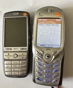 ORANGE SPV E200 / HTC CANARY 2000s Mobile Phone (Windows Mobile) + SPV C600 - Picture 1 of 2