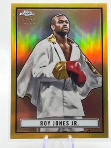 Roy Jones Jr 2024 Topps Chrome Boxing Gold 1951 Insert #d /50 SP 🔥Heavyweight - Picture 1 of 2