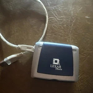 Lexar Media RW018 Blue USB 2.0 6-in-1 480Mbps High Speed Multi-Card Reader - Picture 1 of 3