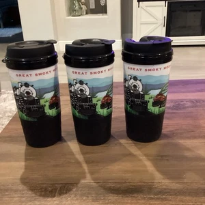 3 16 Unzen Whirley Drink Works Great Smoky Mountains Eisenbahn Reisebecher Becher! - Bild 1 von 14