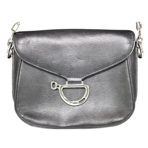 Ralph Lauren Umhängetasche schwarz Leder Newbury Mini - Bild 1 von 6