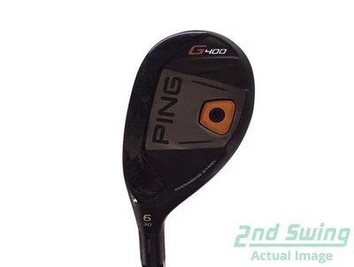 Ping G400 Hybrid 6 Hybrid 30° Graphite Senior Left 39.0in - Image 1 of 4