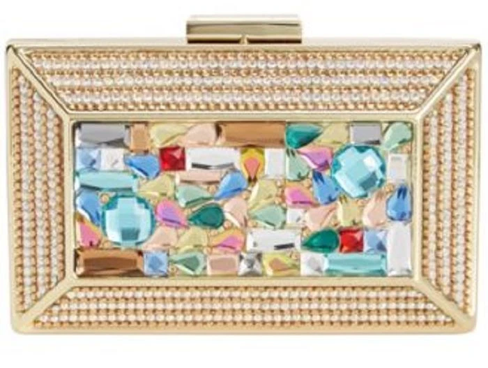 $260.00 Sasha Jeweled Minaudiere-Разноцветный - Изображение 1 из 1