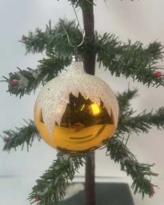 1447/25 1x alter Christbaumschmuck Weihnachtsschmuck Kugel - Picture 1 of 2