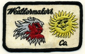 Parche Vintage Weathermakers Co. 4" x 2.5" Sol y Frío - Imagen 1 de 1