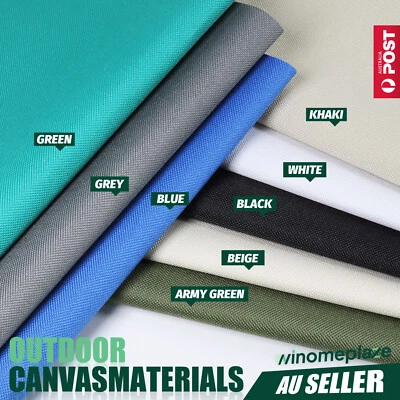 Heavy Duty Canvas Fabrics, Block UV&Waterproof Awning Shade Tent Auto Boat Cover - image 1 of 4