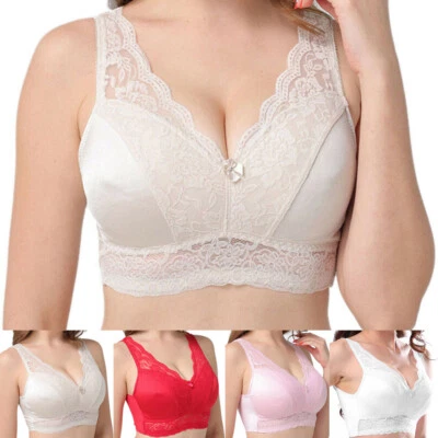 Women Bras Vest Soft Wide Strap Brassiere Sport Bra Wireless Miss Sexy Lingerie - Image 1 of 4