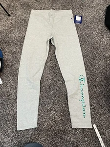 Champion Big Girl's Oxford Grey Heather Logo Leggings, Xl - Picture 1 of 4