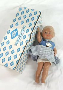 Original SCHILDKRÖT Puppe in OVP Neuw. Etikett ca. 25 cm 1950er Vintage - Bild 1 von 4