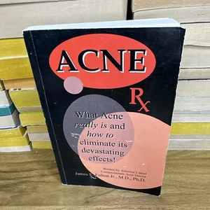 Acne RX by James E. Fulton Jr., M.D.., Ph.D. Paperback RARE Edition Signed - Picture 1 of 19