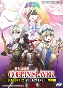 Anime DVD Goblin Slayer TV Series Season 1+2 Vol.1-24 End + Movie English Dubbed - Picture 1 of 4