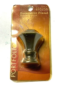 Portfolio Decorative Lampshade Finial Bronze finish Old Stock - Picture 1 of 2