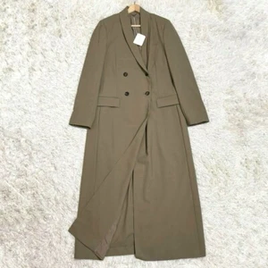 Brunello Cucinelli Long Coat Double Breasted Made in ITALY Size 42 New with Tag - Picture 1 of 15