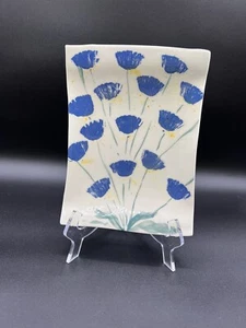 Hand Thrown Pottery Plate/Tray, Hand Painted, Signed - Picture 1 of 5
