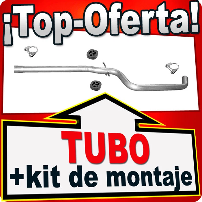 Tubo Intermedio para AUDI A3 SEAT ALTEA LEON VW GOLF V PLUS 2.0 TDI 2004- Escape - Imagen 1 de 1