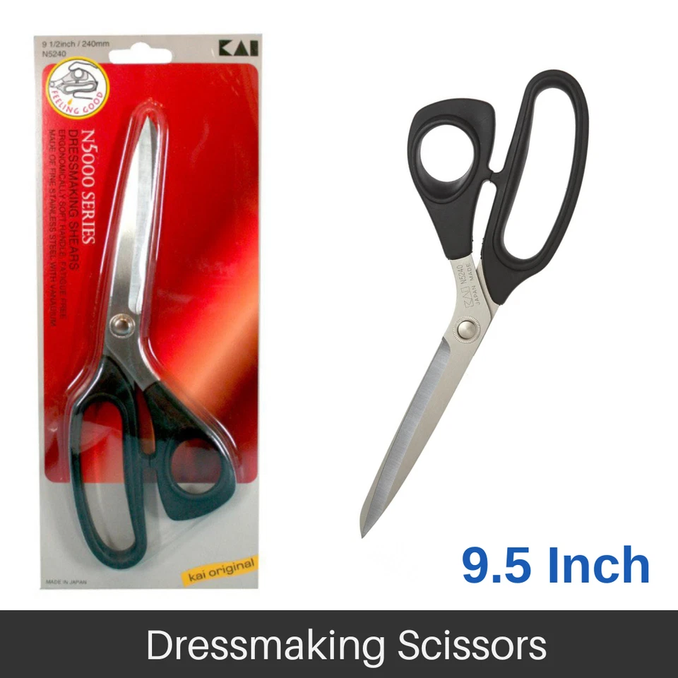 KAI Dressmaking Scissors/Shears Soft Handle 240mm (9.5"Inch) Model N5240 - 01864 - image 1 of 3