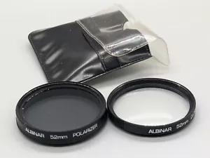 Lot Of 2-1-ALBINAR 52mm POLARIZER-1-ALBINAR 52mm CLOSE-Up+1 w Pouck-Free Ship. - Picture 1 of 4