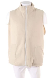 Gilet pile senza etichetta 58 beige - Foto 1 di 2