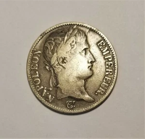 FRANCE NAPOLEON 5 FRANCS 1813W - Picture 1 of 2