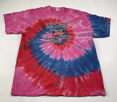 Camiseta De Colección Delta Pro Weight Minute Maid Rosa Tie Dye Camiseta Para Hombres XL EE. UU. Foto 1 de 4