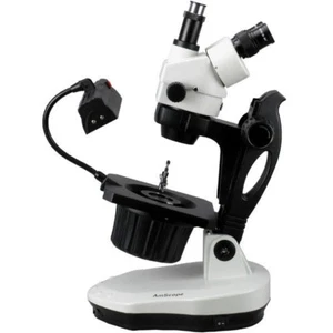 AmScope 7X-90X Advanced Jewel Gem Microscopio zoom stereo - Foto 1 di 8