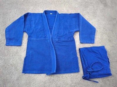 Conjunto Kimono Hombre A-3 Azul Artes Marciales Ropa Uniforme 100% Algodón Foto 1 de 4