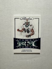 Jason Taylor 2022 Panini Flawless Legendary Materials Sapphire Logo Patch /5