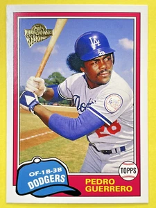 2005 Topps All-Time Fan Favorite Pedro Guerrero #28 - Old School Topps Logo - Picture 1 of 3