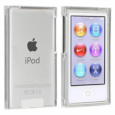 Clear Glossy TPU Gel Case for New Apple for iPod Nano 7th & 8th Gen - Image 1 of 2