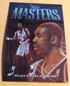 1997-98 Finest Masters #195 Hakeem Olajuwon - Cohetes - con cáscara - Imagen 1 de 2