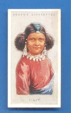 CHILDREN OF ALL NATIONS.No46.TIBET.OGDENS CIGARETTE CARD ISSUED 1924