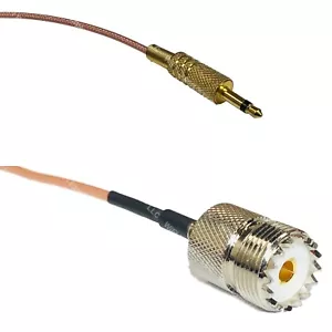 RG316 3.5mm 1/8 to SO239 UHF Female RF Cable Rapid-SHIP LOT - Picture 1 of 1