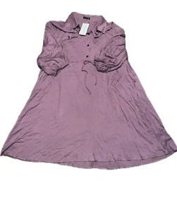 Bloomchic Dress 5x Fancy Button NWT Purple Comfy Chic Night Out Casual Core - Picture 1 of 1