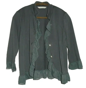 New York & Company Streetwear Rüschen Cardigan Jacke Damen Small - Bild 1 von 7