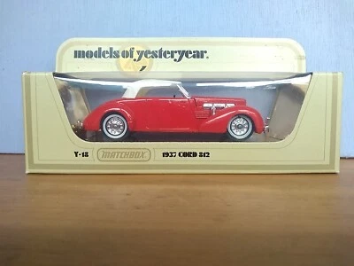 Matchbox Models Of Yesteryear Y-18 1937 Cord 812. Never Been Out Of Box ? - Image 1 of 3
