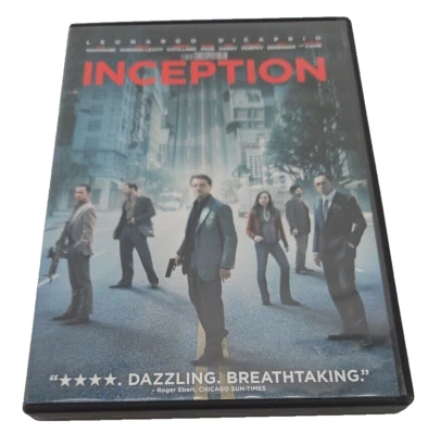 Inception DVD Movie Video Leonardo Dicaprio Action Adventure - Image 1 of 3